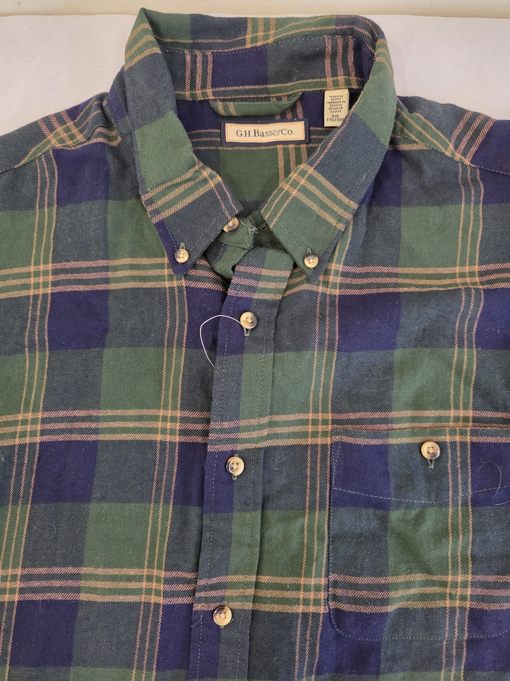 G.H.Bass & Co Flannel Collection Designed All Occasions Shirt Size 2XL